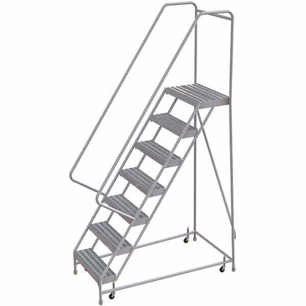 TRI-ARC - Rolling & Wall Mounted Ladders & Platforms Type: Rolling Warehouse Ladder Style: Rolling Safety Ladder - USA Tool & Supply
