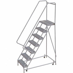 TRI-ARC - Rolling & Wall Mounted Ladders & Platforms Type: Rolling Warehouse Ladder Style: Rolling Safety Ladder - USA Tool & Supply