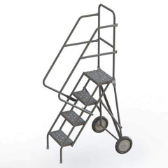 TRI-ARC - Rolling & Wall Mounted Ladders & Platforms Type: Rolling Style: Rolling Platform Ladder - USA Tool & Supply