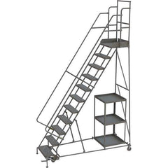 TRI-ARC - Rolling & Wall Mounted Ladders & Platforms Type: Stock-Picking Ladder Style: Rolling Safety Stock Picking Ladder - USA Tool & Supply