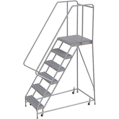 TRI-ARC - Rolling & Wall Mounted Ladders & Platforms Type: Rolling Warehouse Ladder Style: Rolling Safety Ladder - USA Tool & Supply