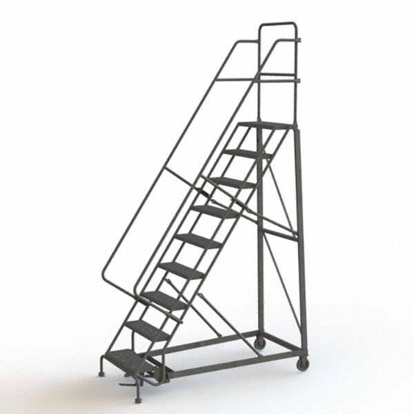 TRI-ARC - Rolling & Wall Mounted Ladders & Platforms Type: Rolling Warehouse Ladder Style: Rolling Safety Ladder - USA Tool & Supply