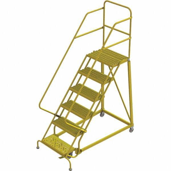 TRI-ARC - Rolling & Wall Mounted Ladders & Platforms Type: Stairway Slope Ladder Style: Forward Descent 50 Degree Incline - USA Tool & Supply
