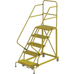 TRI-ARC - Rolling & Wall Mounted Ladders & Platforms Type: Stairway Slope Ladder Style: Forward Descent 50 Degree Incline - USA Tool & Supply