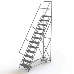 TRI-ARC - Rolling & Wall Mounted Ladders & Platforms Type: All-Directional Ladder Style: Forward Descent 50 Degree Incline - USA Tool & Supply