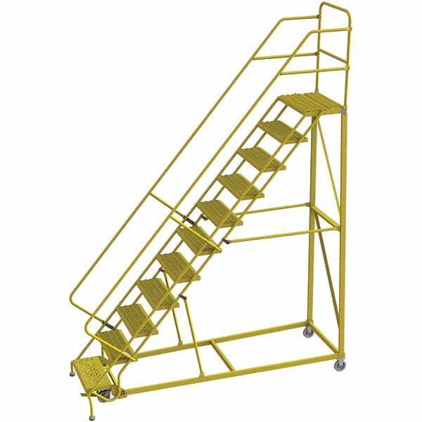 TRI-ARC - Rolling & Wall Mounted Ladders & Platforms Type: Stairway Slope Ladder Style: Forward Descent 50 Degree Incline - USA Tool & Supply