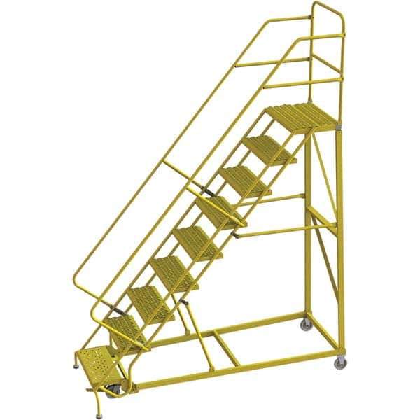 TRI-ARC - Rolling & Wall Mounted Ladders & Platforms Type: Stairway Slope Ladder Style: Forward Descent 50 Degree Incline - USA Tool & Supply