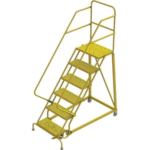TRI-ARC - Rolling & Wall Mounted Ladders & Platforms Type: Stairway Slope Ladder Style: Forward Descent 50 Degree Incline - USA Tool & Supply