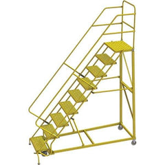 TRI-ARC - Rolling & Wall Mounted Ladders & Platforms Type: Stairway Slope Ladder Style: Forward Descent 50 Degree Incline - USA Tool & Supply