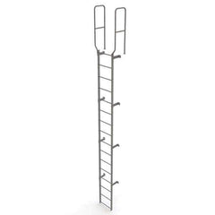 TRI-ARC - Rolling & Wall Mounted Ladders & Platforms Type: Fixed Ladder Style: Safety Cage - USA Tool & Supply