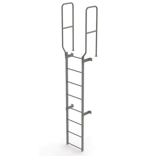 TRI-ARC - Rolling & Wall Mounted Ladders & Platforms Type: Fixed Ladder Style: Safety Cage - USA Tool & Supply