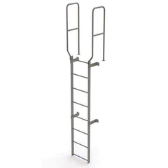TRI-ARC - Rolling & Wall Mounted Ladders & Platforms Type: Fixed Ladder Style: Safety Cage - USA Tool & Supply
