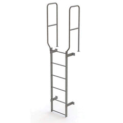 TRI-ARC - Rolling & Wall Mounted Ladders & Platforms Type: Fixed Ladder Style: Safety Cage - USA Tool & Supply