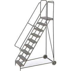 TRI-ARC - Rolling & Wall Mounted Ladders & Platforms Type: Rolling Warehouse Ladder Style: Rolling Safety Ladder - USA Tool & Supply