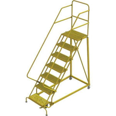 TRI-ARC - Rolling & Wall Mounted Ladders & Platforms Type: Stairway Slope Ladder Style: Forward Descent 50 Degree Incline - USA Tool & Supply