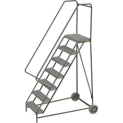 TRI-ARC - Rolling & Wall Mounted Ladders & Platforms Type: Rolling Warehouse Ladder Style: Rolling Safety Ladder - USA Tool & Supply
