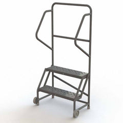 TRI-ARC - Rolling & Wall Mounted Ladders & Platforms Type: TiltNRoll Rolling Ladder Style: Tilt & Roll Safety Ladder - USA Tool & Supply