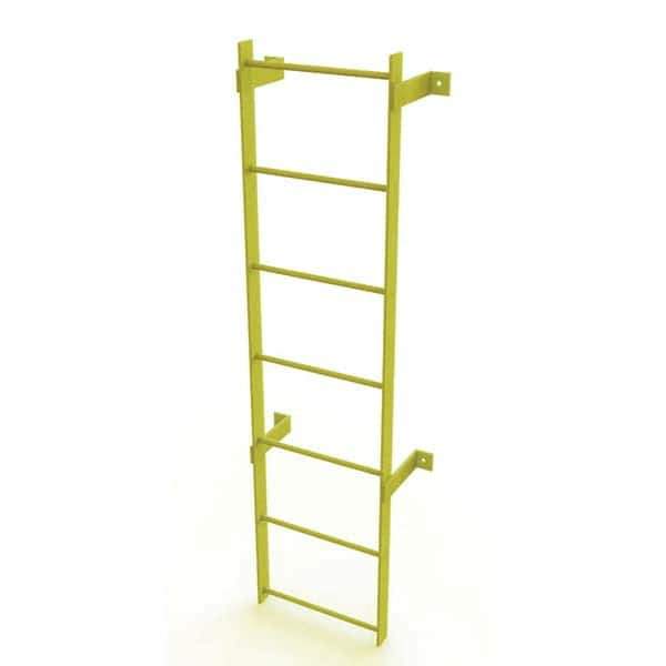TRI-ARC - Rolling & Wall Mounted Ladders & Platforms Type: Fixed Ladder Style: Safety Cage - USA Tool & Supply