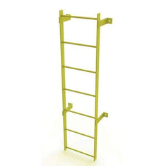 TRI-ARC - Rolling & Wall Mounted Ladders & Platforms Type: Fixed Ladder Style: Safety Cage - USA Tool & Supply