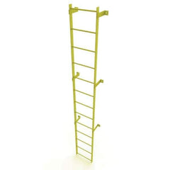 TRI-ARC - Rolling & Wall Mounted Ladders & Platforms Type: Fixed Ladder Style: Safety Cage - USA Tool & Supply