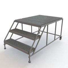 TRI-ARC - Rolling & Wall Mounted Ladders & Platforms Type: Rolling Work Platform Style: Steel Work Platform - USA Tool & Supply