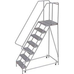 TRI-ARC - Rolling & Wall Mounted Ladders & Platforms Type: Rolling Warehouse Ladder Style: Rolling Safety Ladder - USA Tool & Supply