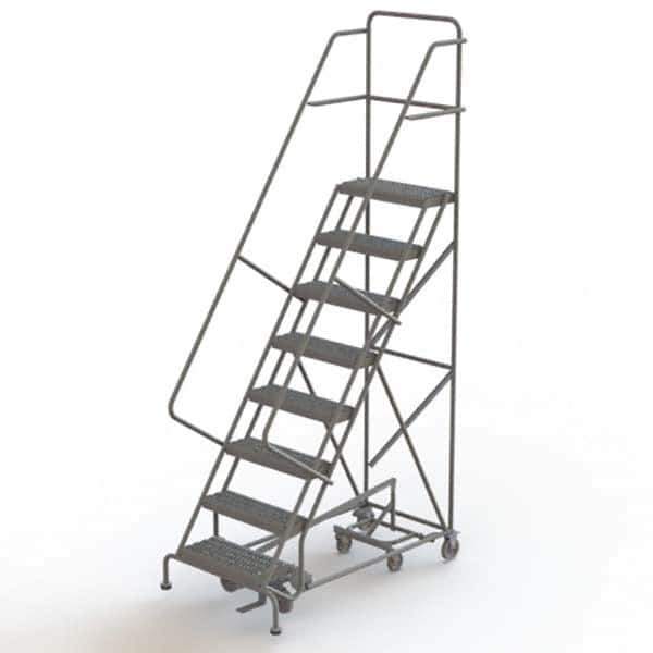 TRI-ARC - Rolling & Wall Mounted Ladders & Platforms Type: All-Directional Ladder Style: Forward Descent 50 Degree Incline - USA Tool & Supply