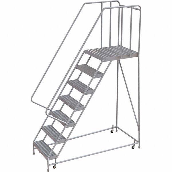 TRI-ARC - Rolling & Wall Mounted Ladders & Platforms Type: Rolling Warehouse Ladder Style: Rolling Safety Ladder - USA Tool & Supply