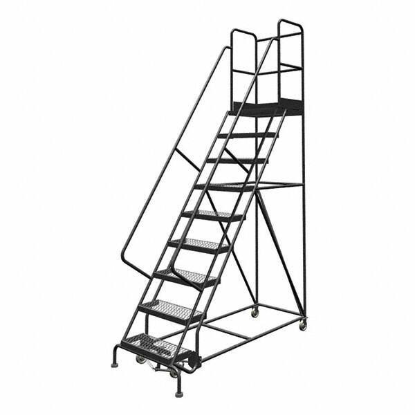 TRI-ARC - Rolling & Wall Mounted Ladders & Platforms Type: Rolling Warehouse Ladder Style: Rolling Platform Ladder - USA Tool & Supply