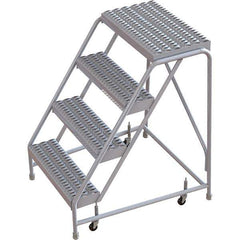 TRI-ARC - Rolling & Wall Mounted Ladders & Platforms Type: Rolling Warehouse Ladder Style: Rolling Safety Ladder - USA Tool & Supply