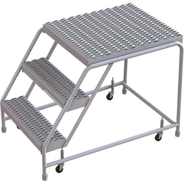 TRI-ARC - Rolling & Wall Mounted Ladders & Platforms Type: Rolling Warehouse Ladder Style: Rolling Safety Ladder - USA Tool & Supply