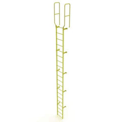 TRI-ARC - Rolling & Wall Mounted Ladders & Platforms Type: Fixed Ladder Style: Safety Cage - USA Tool & Supply