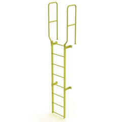 TRI-ARC - Rolling & Wall Mounted Ladders & Platforms Type: Fixed Ladder Style: Safety Cage - USA Tool & Supply