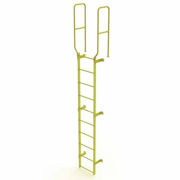 TRI-ARC - Rolling & Wall Mounted Ladders & Platforms Type: Fixed Ladder Style: Safety Cage - USA Tool & Supply