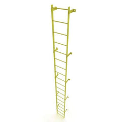 TRI-ARC - Rolling & Wall Mounted Ladders & Platforms Type: Fixed Ladder Style: Safety Cage - USA Tool & Supply