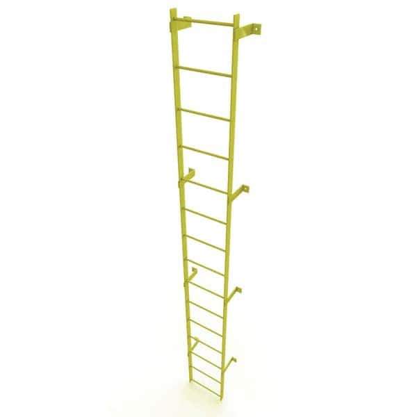 TRI-ARC - Rolling & Wall Mounted Ladders & Platforms Type: Fixed Ladder Style: Safety Cage - USA Tool & Supply