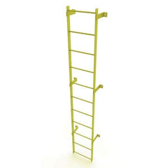 TRI-ARC - Rolling & Wall Mounted Ladders & Platforms Type: Fixed Ladder Style: Safety Cage - USA Tool & Supply