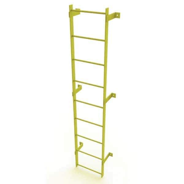 TRI-ARC - Rolling & Wall Mounted Ladders & Platforms Type: Fixed Ladder Style: Safety Cage - USA Tool & Supply