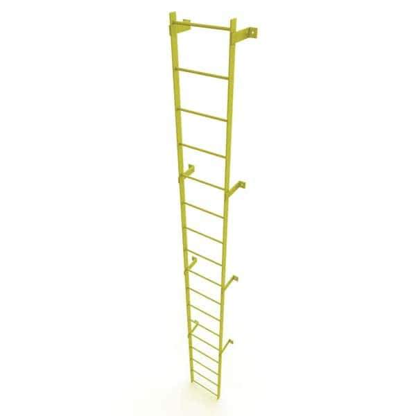 TRI-ARC - Rolling & Wall Mounted Ladders & Platforms Type: Fixed Ladder Style: Safety Cage - USA Tool & Supply