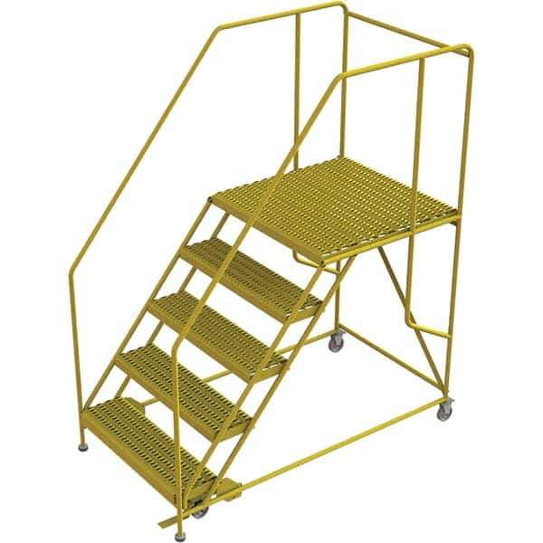 TRI-ARC - Rolling & Wall Mounted Ladders & Platforms Type: Rolling Work Platform Style: Steel Work Platform - USA Tool & Supply