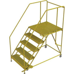 TRI-ARC - Rolling & Wall Mounted Ladders & Platforms Type: Rolling Work Platform Style: Steel Work Platform - USA Tool & Supply