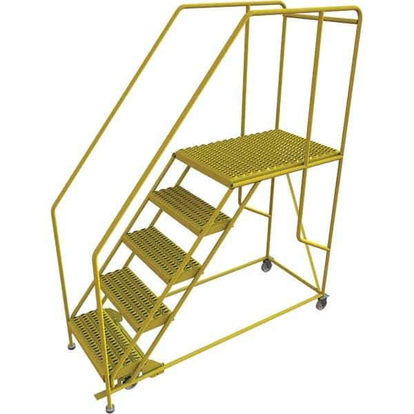 TRI-ARC - Rolling & Wall Mounted Ladders & Platforms Type: Rolling Work Platform Style: Steel Work Platform - USA Tool & Supply