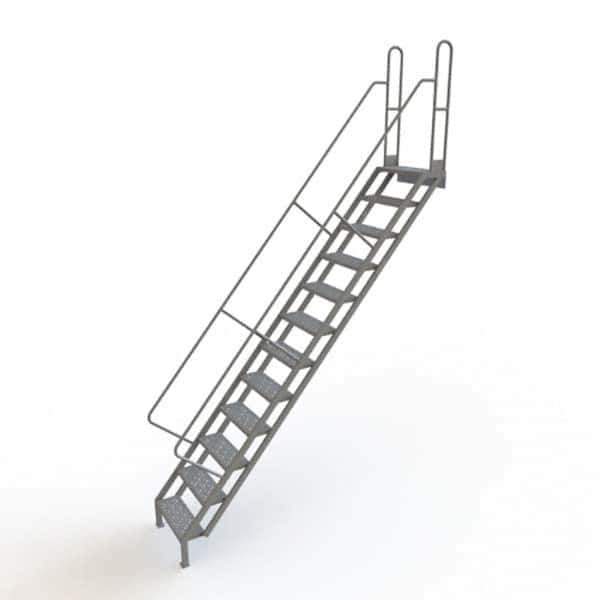 TRI-ARC - Rolling & Wall Mounted Ladders & Platforms Type: Stairway Slope Ladder Style: Stair Unit - USA Tool & Supply