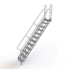 TRI-ARC - Rolling & Wall Mounted Ladders & Platforms Type: Stairway Slope Ladder Style: Stair Unit - USA Tool & Supply