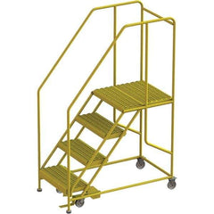 TRI-ARC - Rolling & Wall Mounted Ladders & Platforms Type: Rolling Work Platform Style: Steel Work Platform - USA Tool & Supply