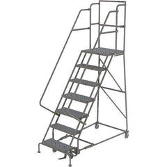 TRI-ARC - Rolling & Wall Mounted Ladders & Platforms Type: Rolling Warehouse Ladder Style: Rolling Platform Ladder - USA Tool & Supply