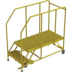 TRI-ARC - Rolling & Wall Mounted Ladders & Platforms Type: Rolling Work Platform Style: Steel Work Platform - USA Tool & Supply