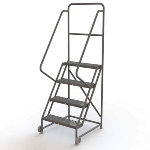 TRI-ARC - Rolling & Wall Mounted Ladders & Platforms Type: TiltNRoll Rolling Ladder Style: Tilt & Roll Safety Ladder - USA Tool & Supply