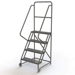 TRI-ARC - Rolling & Wall Mounted Ladders & Platforms Type: TiltNRoll Rolling Ladder Style: Tilt & Roll Safety Ladder - USA Tool & Supply