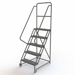 TRI-ARC - Rolling & Wall Mounted Ladders & Platforms Type: TiltNRoll Rolling Ladder Style: Tilt & Roll Safety Ladder - USA Tool & Supply